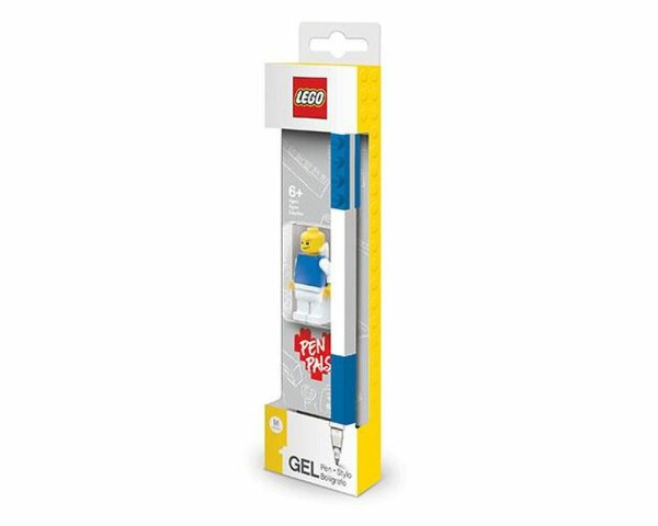 LEGO Gelstift mit Legofigur - Farbe: blau