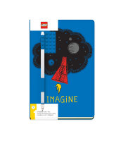LEGO Imagine - Notizbuch mit Gelstift