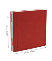 LEGO verschließbares Notizbuch Rot mit Gelstift