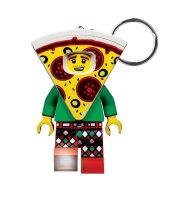 LEGO Pizza Schlüsselanhänger mit Taschenlampe