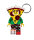 LEGO Pizza Schlüsselanhänger mit Taschenlampe