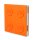 LEGO verschließbares Notizbuch orange mit Gelstift