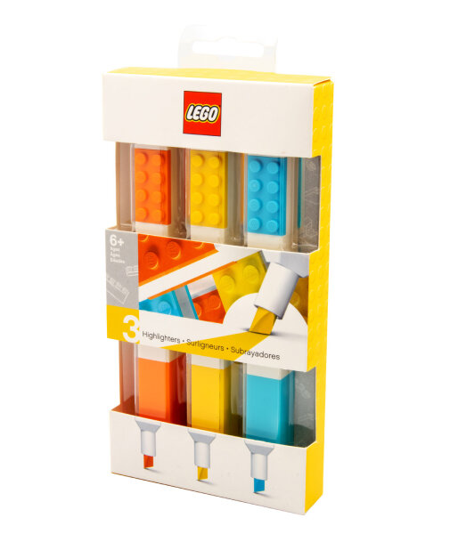 LEGO TEXTMARKER 3 FARBEN